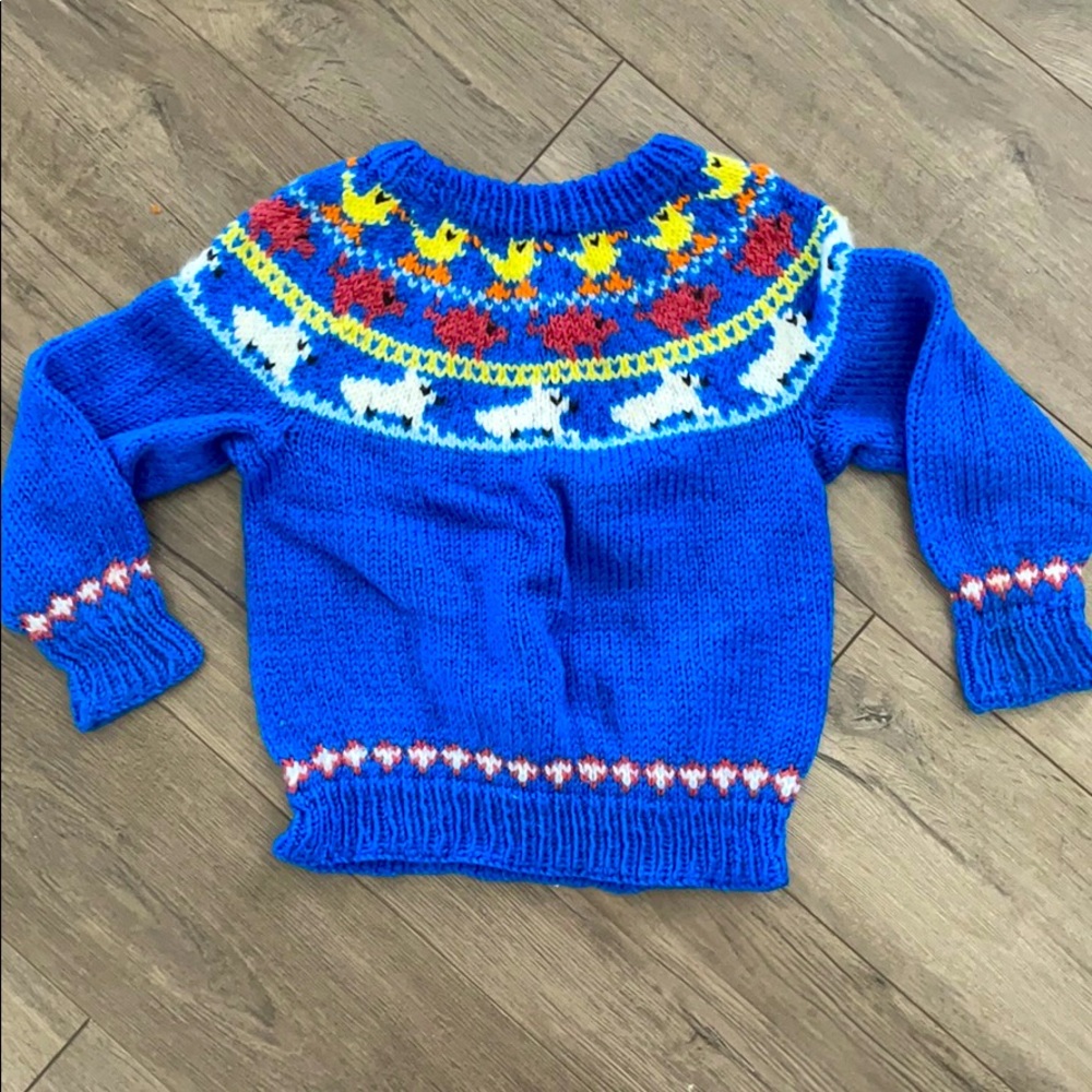 Handcrafted sweater